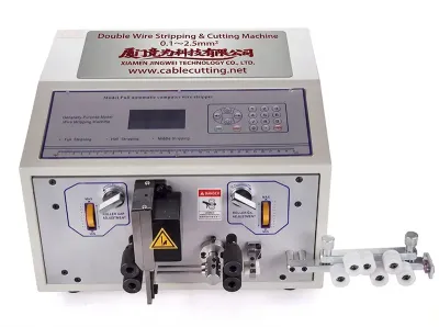 เครื่องปอกสายไฟป้อนคู่อัตโนมัติ WPM-09F - เครื่องตัดและปอกสายไฟ