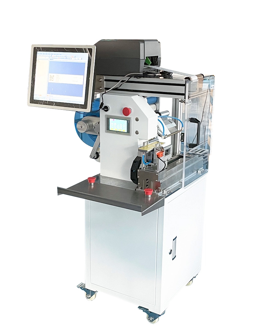 เครื่องพับและติดฉลากลวดกึ่งอัตโนมัติ JW-T107 Thumb