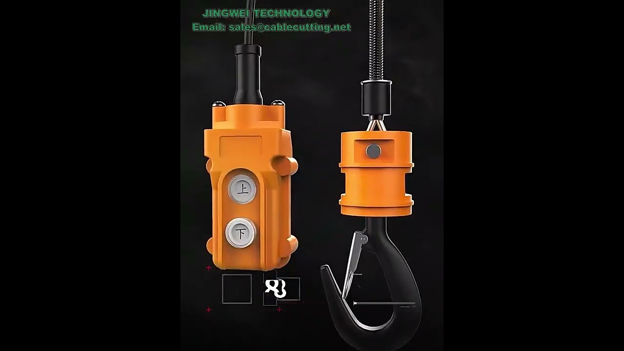 รอกไฟฟ้า 100กก. 200กก. 300กก. 500กก. แบบพกพา 220V/110V เหมาะสำหรับงานยกและดึงของหนักในอุตสาหกรรม