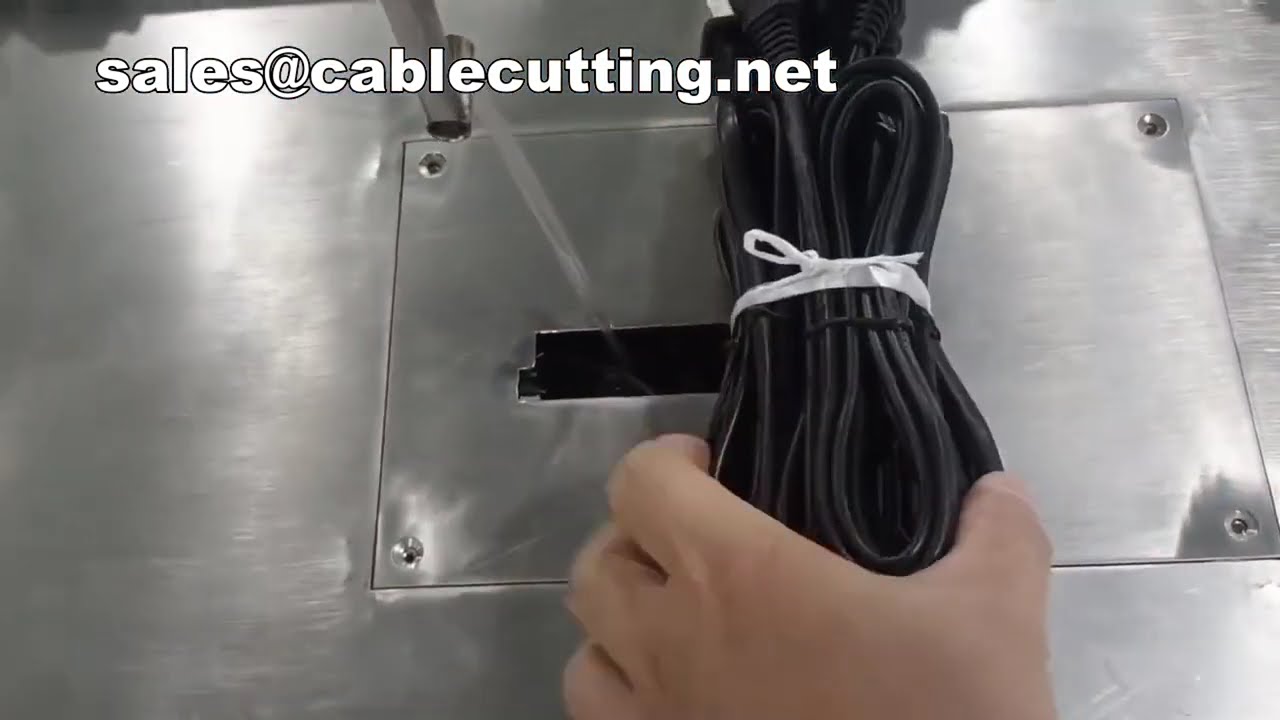 เครื่องมัดสายไฟกำลังสูง (Power Cord Bundling Machine) | เพิ่มความเร็ว ลดต้นทุนการผลิต