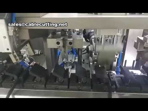 stripping cutting plug crimping machine assembly line