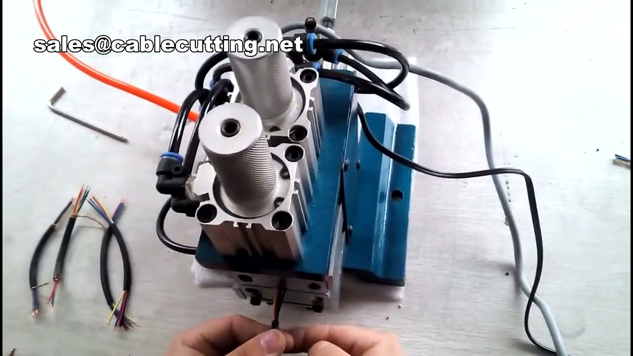 เครื่องปอกสายไฟแนวตั้ง Pneumatic | เครื่องปอกสายไฟอัตโนมัติประสิทธิภาพสูงสำหรับโรงงาน