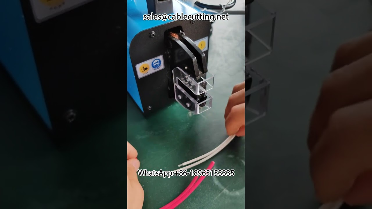 เครื่องปั๊มหัวสายลม (Pneumatic Crimping Machine) | เครื่องจักรทำขั้วต่อสายไฟ | อุปกรณ์สายรัด
