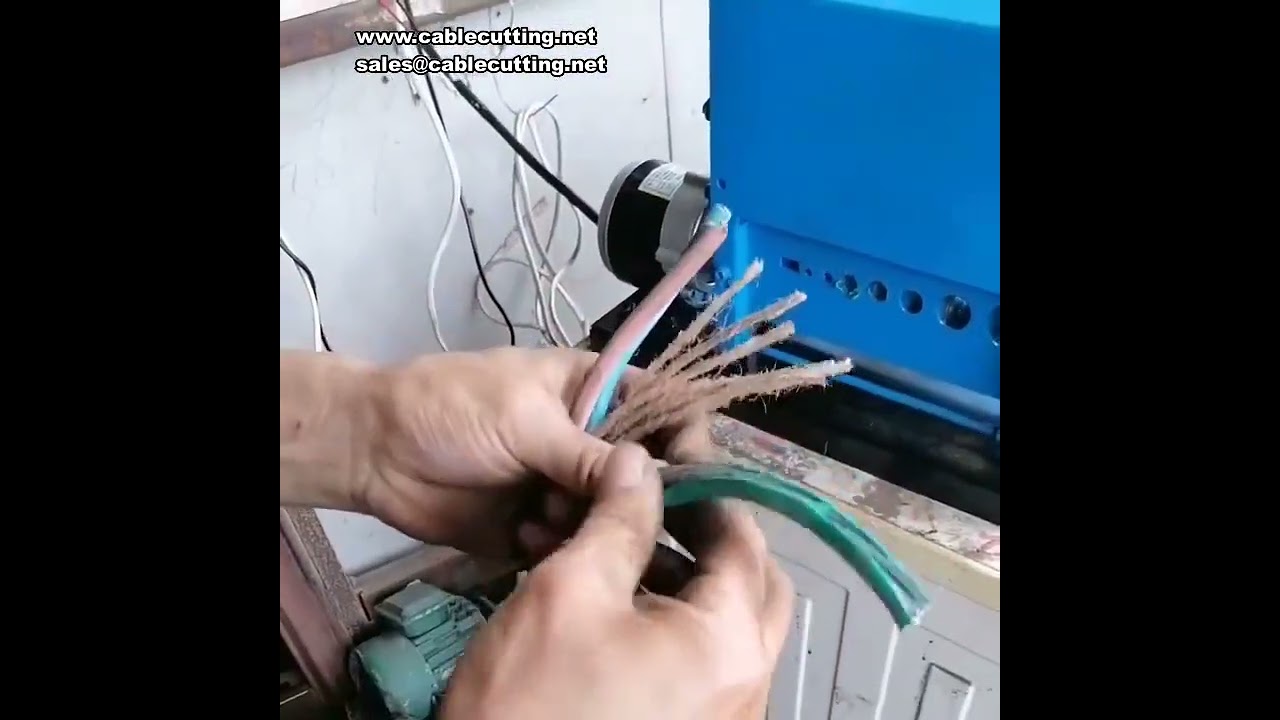 220V เครื่องปอกสายไฟอัตโนมัติ 2-32 มม. ปอกสายอลูมิเนียมและทองแดงเหลือใช้