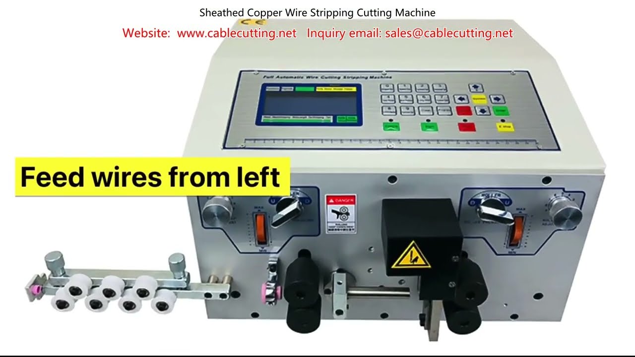 Sheathed Copper Wire Stripping and Cutting Machine for Industrial Automation