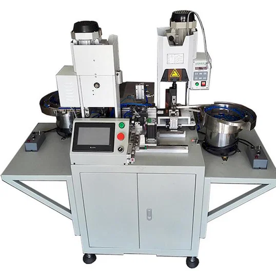 การย้ำปลายเทอร์มินอลหุ้มฉนวนสองด้านอัตโนมัติ WPM-R8B - เครื่องย้ำสายไฟอัตโนมัติ